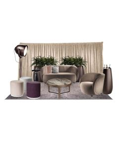 Monroe Lounge, Velvet Elegance
