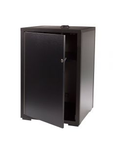 Powered 36" Locking Pedestal, Black