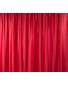 red poly premier drape swatch