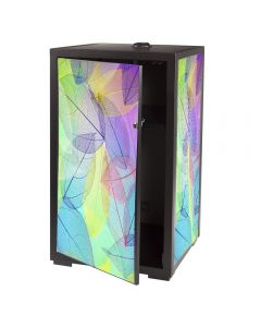 Powered 36" Locking Pedestal Logo, Front & Sides
