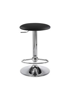 Lift Barstool, Black Vinyl