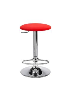 Lift Barstool, Red Vinyl