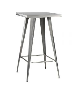 Rustique Square Metal Bar Table