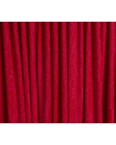 closeup of red drape