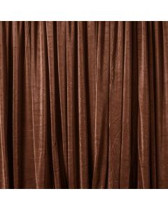 Mocha Velour Drape 12ft H