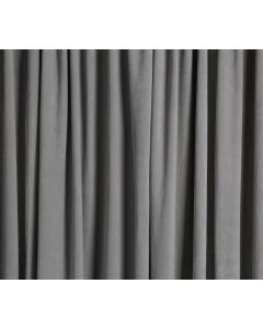Pewter Velour Drape 12ft H