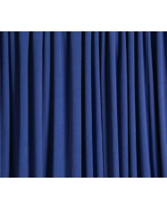 Presidential Blue Velour Drape 12ft H