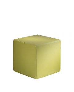 Vibe Cube Ottoman, Citrus Green Vinyl