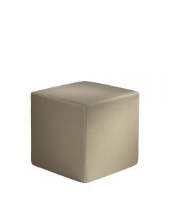 taupe cube ottoman