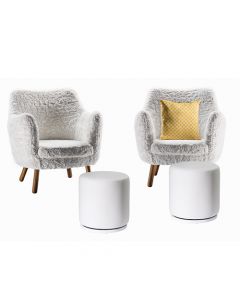 GS - Gray Malba Chair Cafe Set