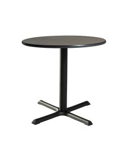 30" Round Madison Café Table w/ Standard Black Base