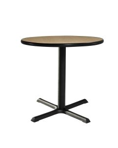 30" Round Café Table w/ Standard Black Base