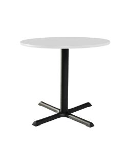 36" Round Café Table w/ Standard Black Base