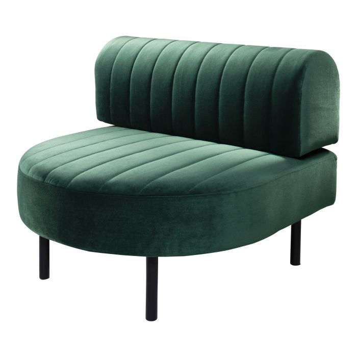 Low velvet hotsell chair