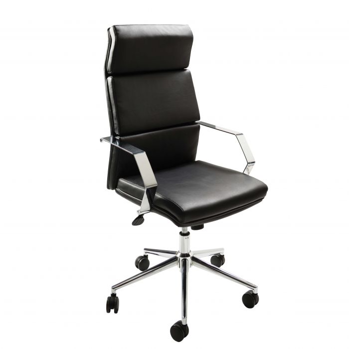 Rent the Pro Executive High Back Chair Black Vinyl CORT Events