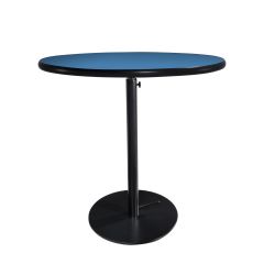 30" Round Cafe Table w/ Black Hydraulic Base