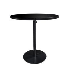 30" Round Cafe Table w/ Black Hydraulic Base