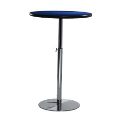 30" Round Bar Table w/ Chrome Hydraulic Base