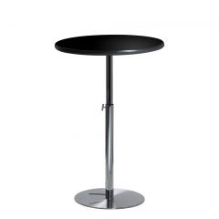 30" Round Bar Table w/ Hydraulic Base