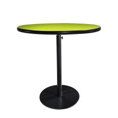 30" Round Cafe Table w/ Black Hydraulic Base