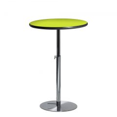 30" Round Bar Table w/ Hydraulic Base