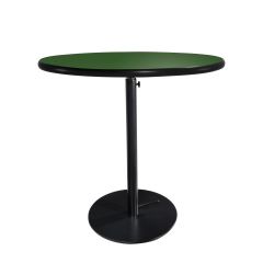 30" Round Café Table w/ Black Hydraulic Base