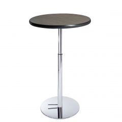 30" Round Madison Bar Table w/ Chrome Hydraulic Base