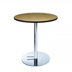 30" Round Café Table w/ Chrome Hydraulic Base