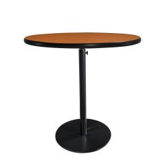 30" Round Café Table w/ Black Hydraulic Base