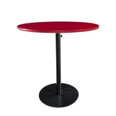 30" Round Café Table w/ Black Hydraulic Base