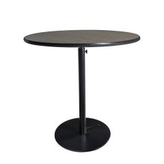 30" Round Madison Café Table w/ Black Hydraulic Base