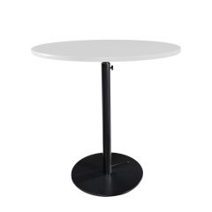 30" Round Café Table w/ Black Hydraulic Base