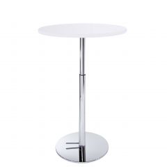 30" Round Bar Table w/ Hydraulic Base