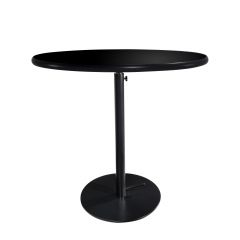 36" Round Café Table w/ Black Hydraulic Base