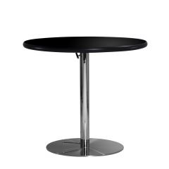 36" Round Café Table w/ Chrome Hydraulic Base