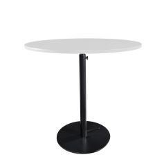 36" Round Café Table w/ Black Hydraulic Base