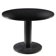 42" Round Table, Black Top