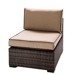 Boca Armless Chair, Tan
