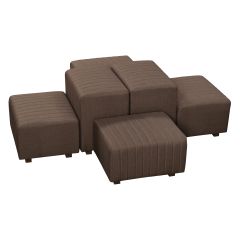Beverly Oasis Small Grouping, Brown Fabric