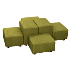 Beverly Oasis Small Grouping, Olive Green Fabric