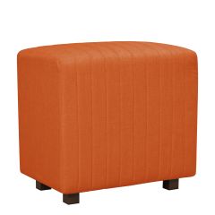 Beverly Seat Back, Orange Fabric