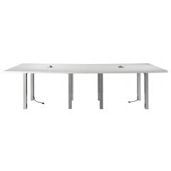 10' Powered Table, White Top