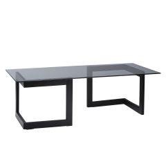 Geo Cocktail Table w/ Black Base