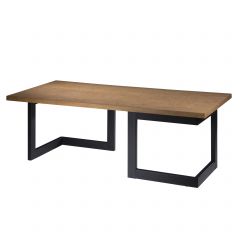 Geo Cocktail Table w/ Black Base