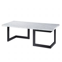 Geo Cocktail Table w/ Black Base