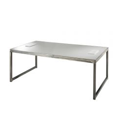Sydney Powered Cocktail Table, White Top
