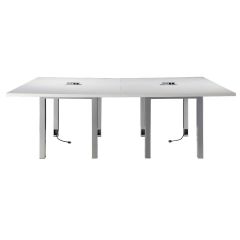 8' Powered Table, White Top