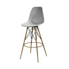 Chelsea Barstool w/ Oak Tower Base