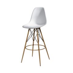 Chelsea Barstool w/ Oak Tower Base