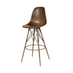 Chelsea Barstool w/ Oak Tower Base